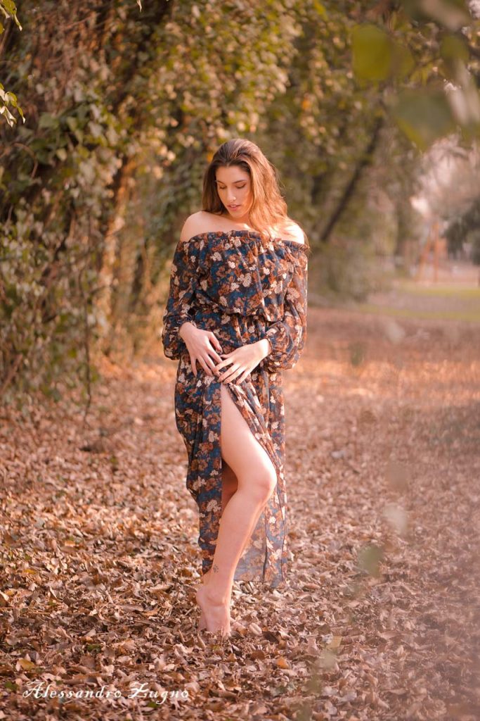 ragazza nel parco dei faggi Padova