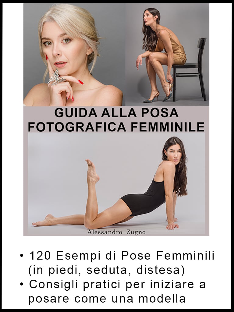 libro per pose femminili modella