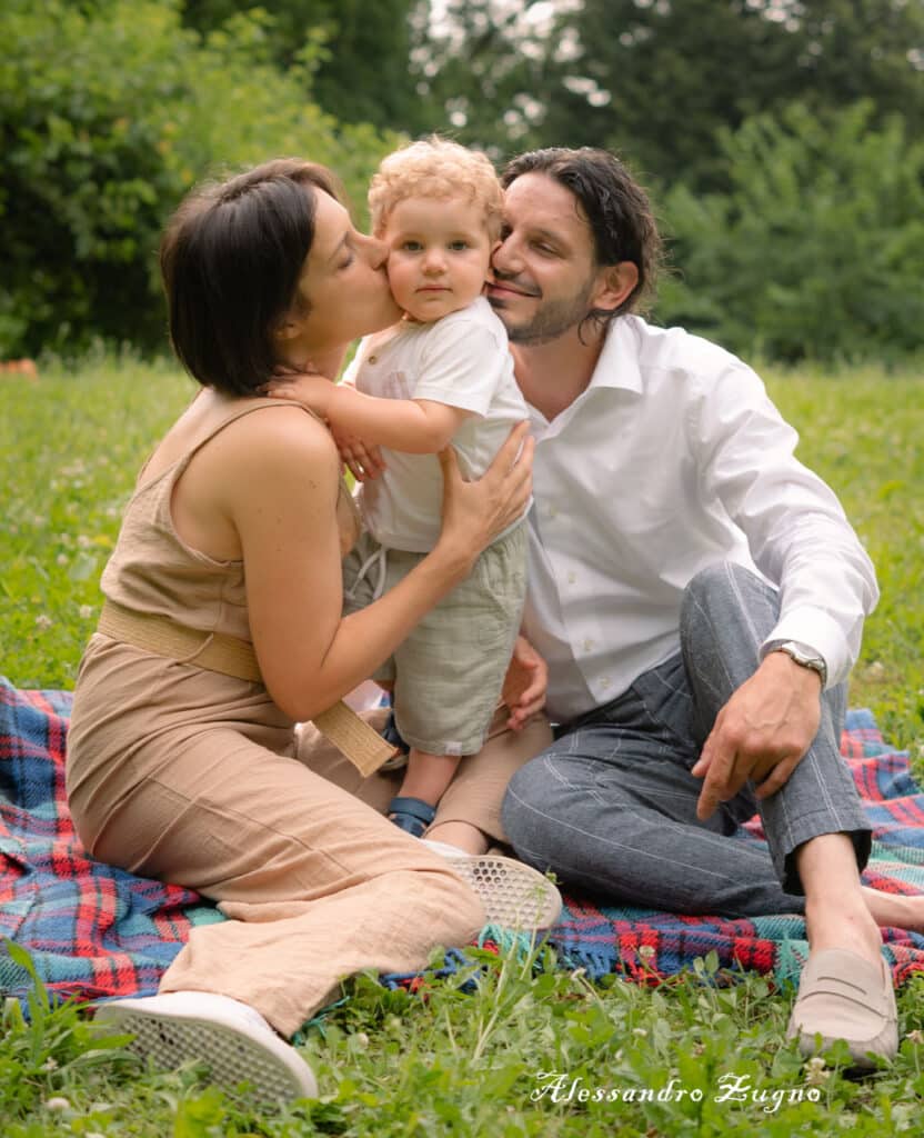 idee per fare immagini famiglia al parco a Padova