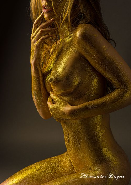 Immagine bodyscape modella nuda